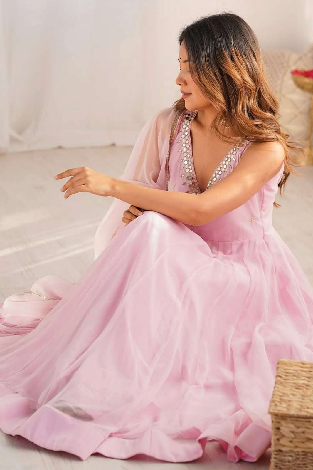 Shri Balaji Emporium TF 391 Georgette Tradition Anarkali Suit