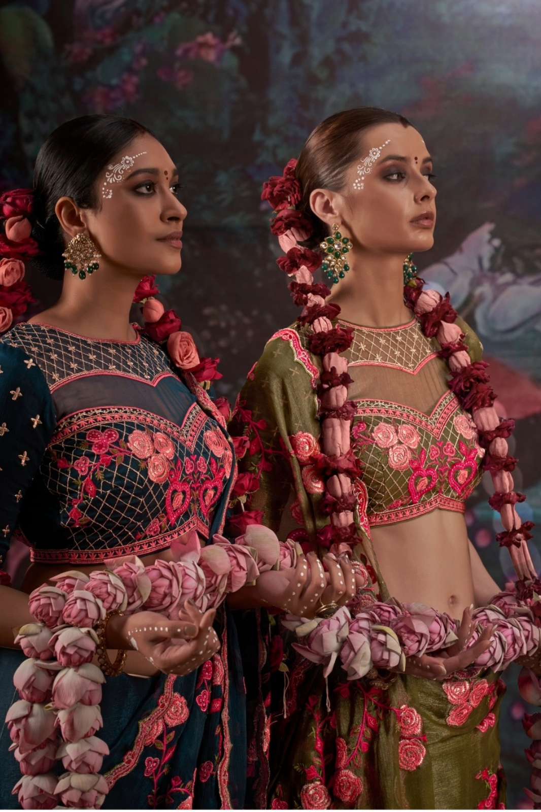 SHRI BALAJI PRESENTS MADHUBAN 1 MULTI THREAD EMBROIDERED FANCY SAREE COLLECTION