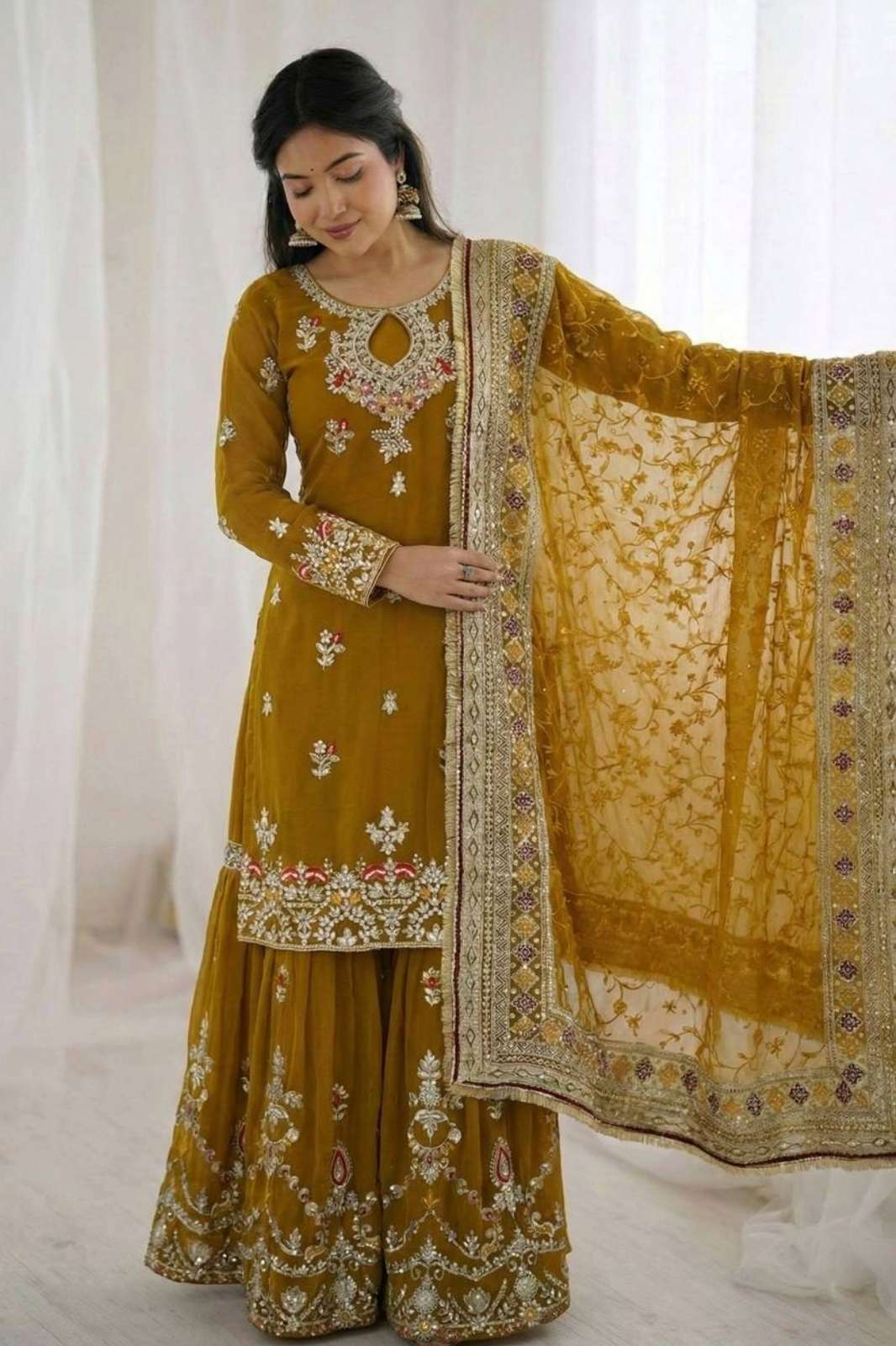 Shri Balaji Emporium SSR 5007 Faux Georgette Embroidered Sequence Work Party wear suit