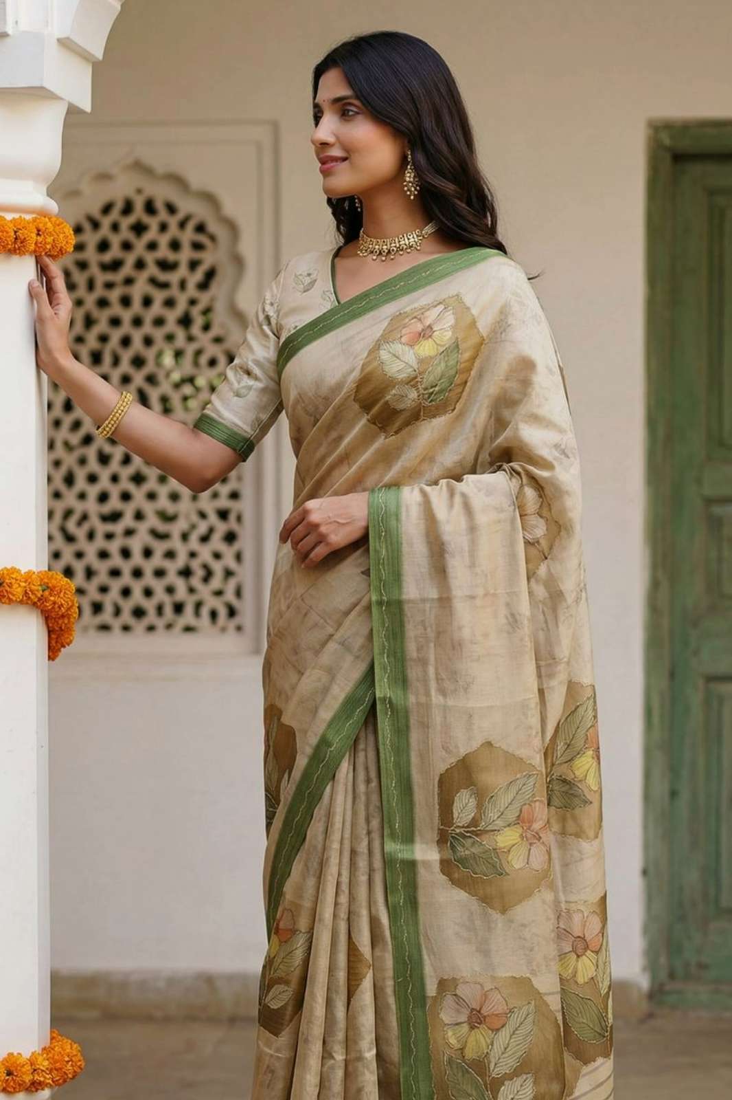 Shri Balaji Emporium 5017 Virana Silk Designer Dori Print Work Sarees 