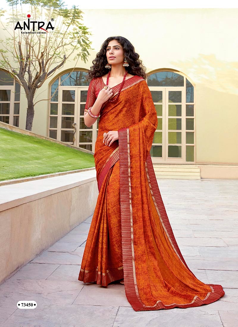 Antra Alveera Vol-6 Fancy Chiffon Printed Wholesale Rates Sarees Collection  From Surat