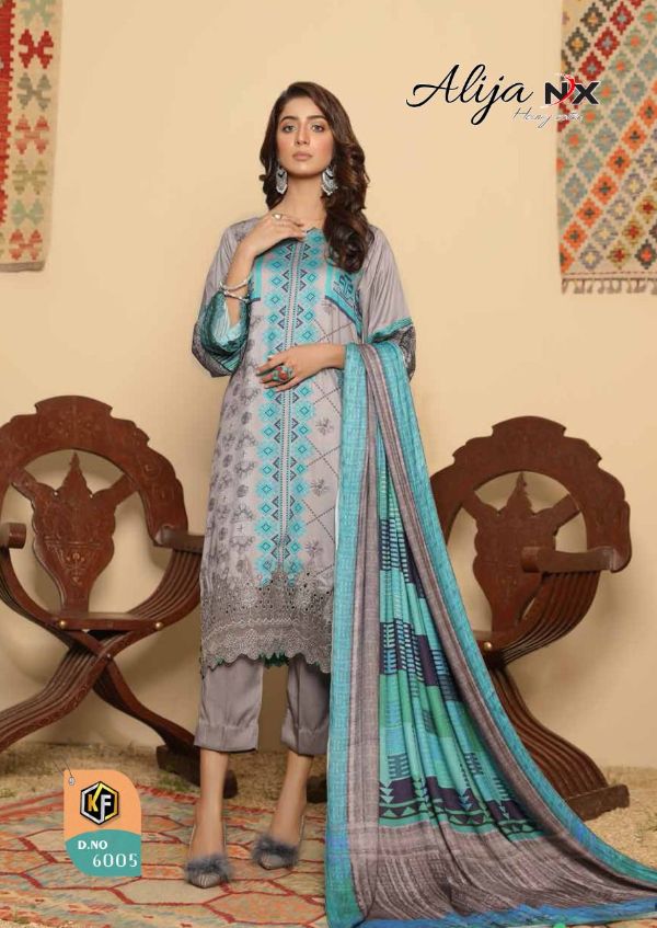 Pakistani Cotton BUNDLE OF 6 WHOLESALE SALWAR SUIT CATALOG Alija- NX BY  KEVAL FAB, Unstitched at Rs 350 in Surat