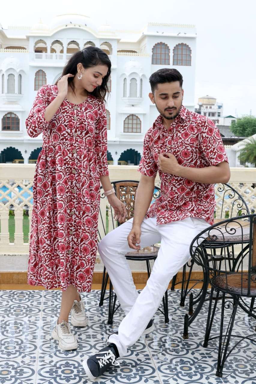 Couple Matching Shirt and Kurta Set | Lable Rahul Singh