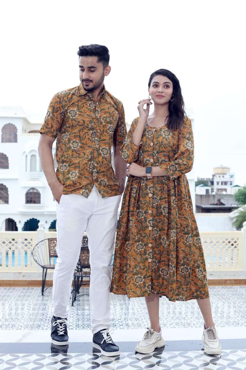 Printed Cotton Couple Dress, Dry clean, Ethnic Wear at Rs 2250 in Jaipur