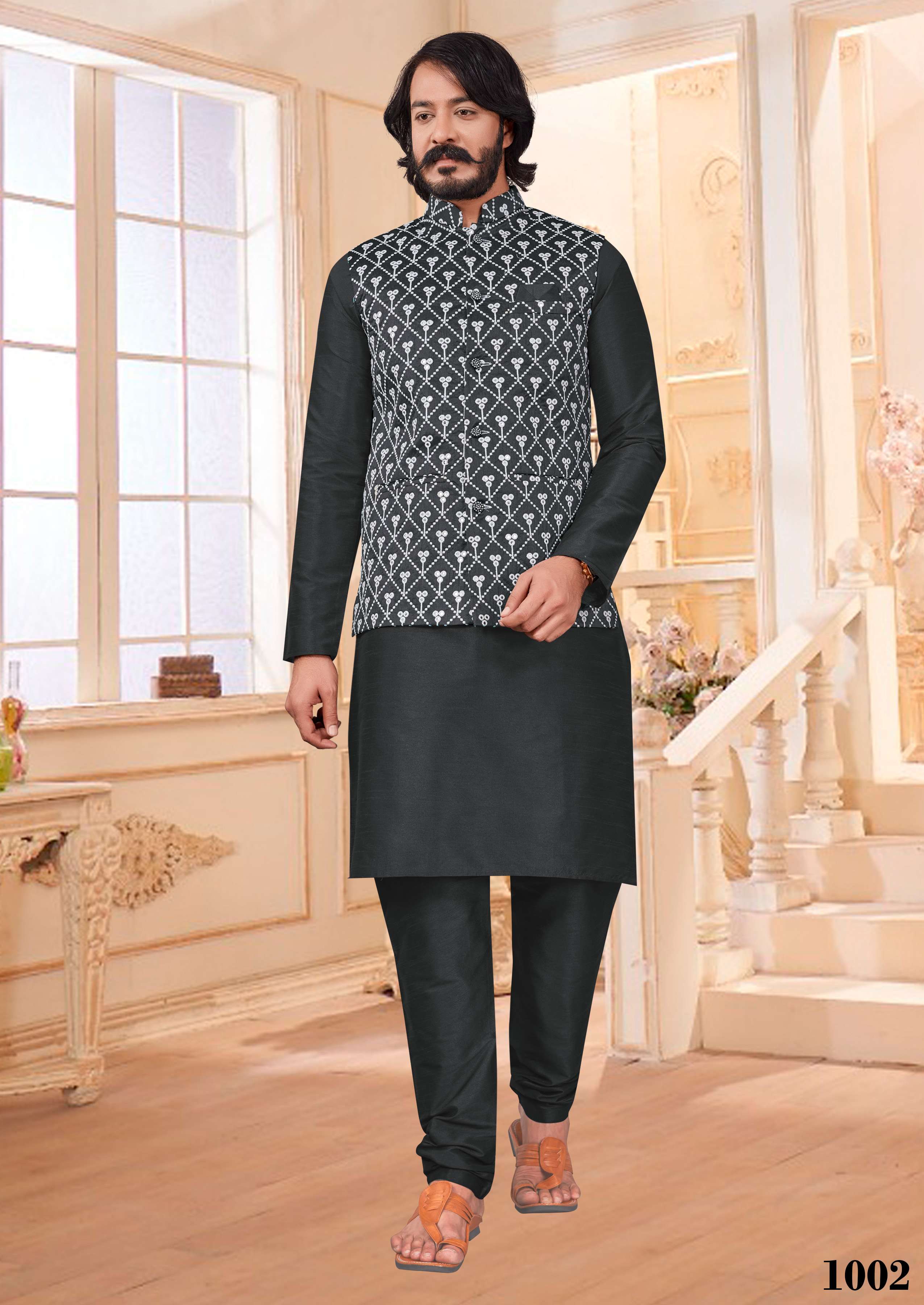 Silk Printed Kurta Pajama Set for Men Stylish Trending and Ready To outlet Wear Ethnic Wear for Festival Rakhi Diwali and Special Occassion