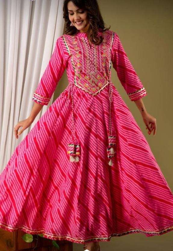 Green Hue Cotton Silk Anarkali Salwar Suit, Designer Gown style suit for  wedding, designer… | Dress indian style, Indian designer outfits, Stylish  dresses for girls