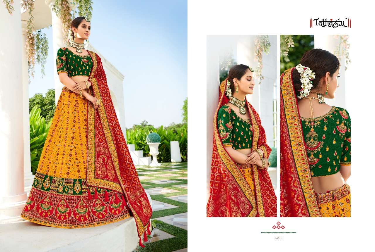 Multi Colour Wedding Lehenga Choli