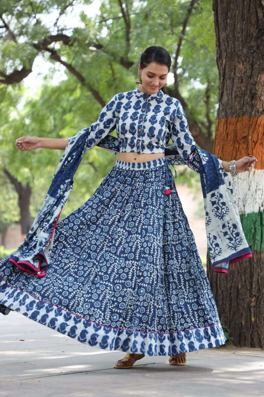 Stylish Ruffle Top with Skirt Lehenga at Rs 800 | Keshav Puram | Delhi |  ID: 20988068130