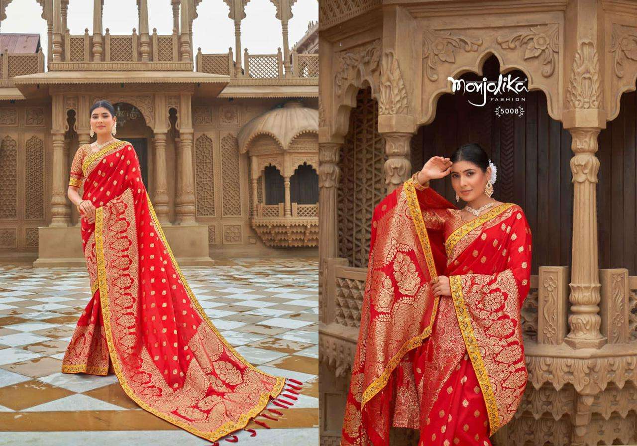 MN Rangrez 6401-6410 series Silk With heavy Designer Wedding Wear Best Saree  collection at wholesale rate