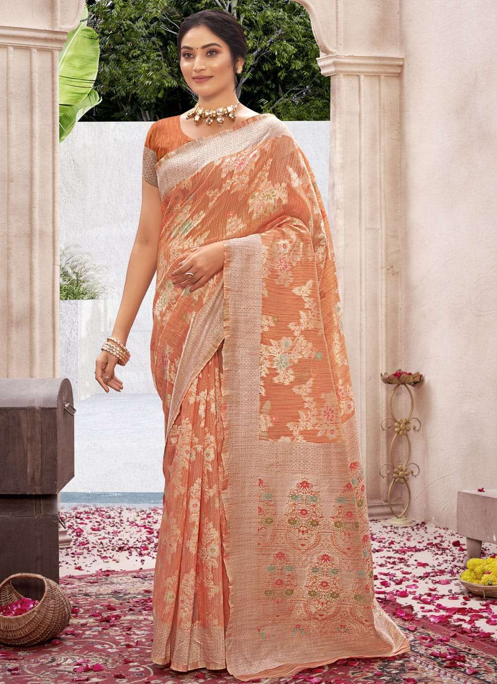 silk cotton sarees wholesale- Kessi Foram embroidery designer saree