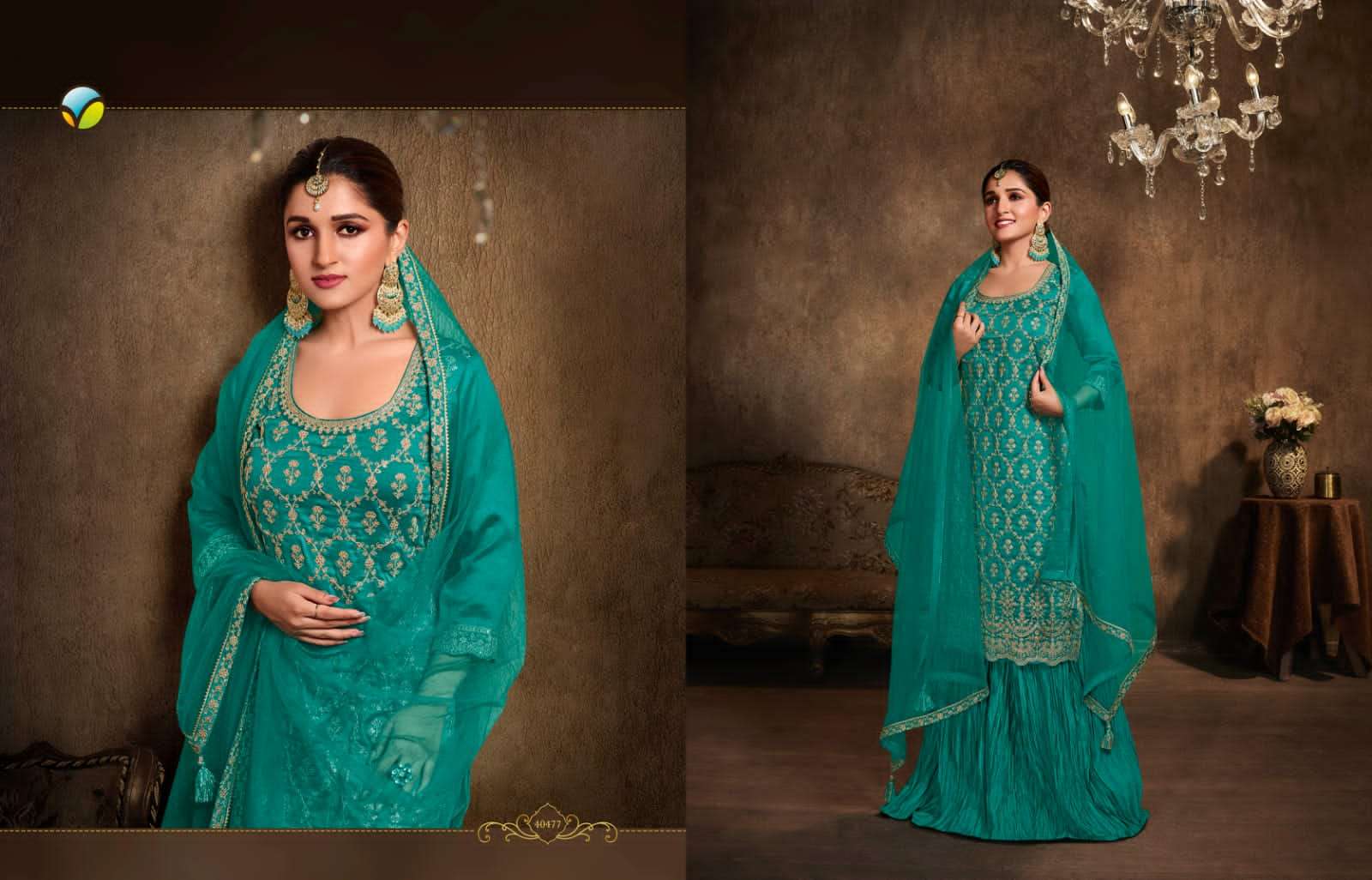 RAAS VOL-9 BY SHUBHKALA 2351 TO 2359 SERIES DESIGNER BEAUTIFUL WEDDING  BRIDAL COLLECTION OCCASIONAL WEAR