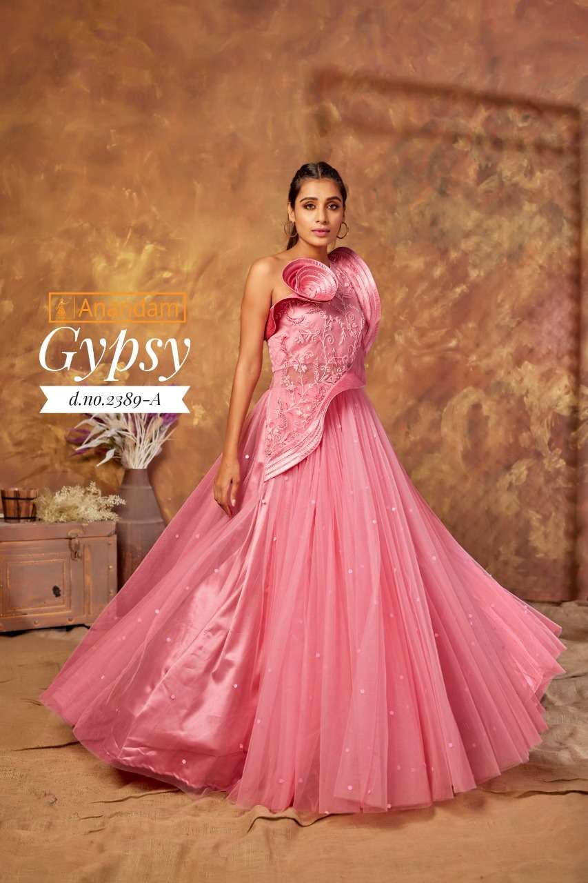 ANANDAM PRESENTS GYPSY 2388-2392 COLOURS PARTY WEAR GOWN ...