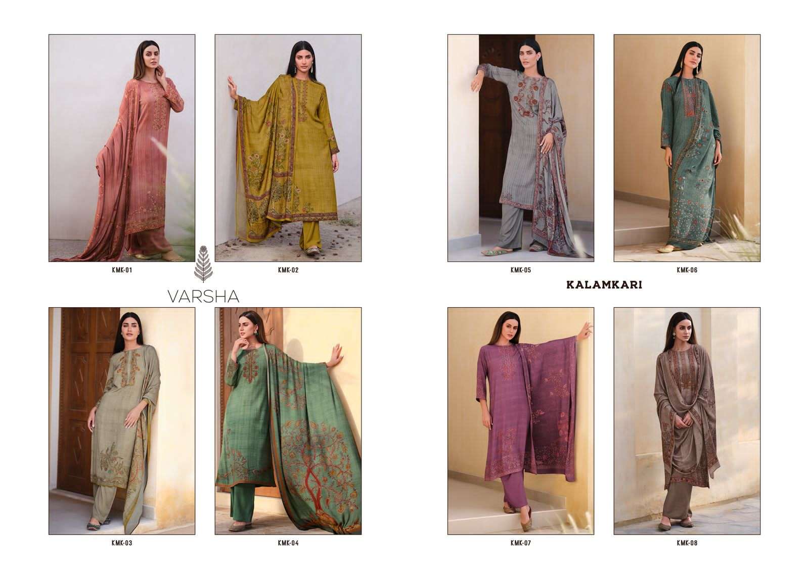 Blue Kalamkari Salwar Kameez Dress Material – Ethnic's By Anvi Creations