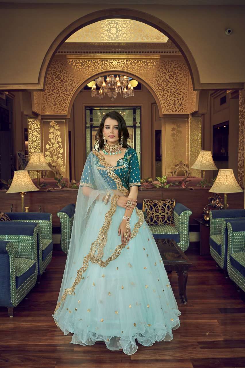 Afternoon Party Designer Lehenga Choli | Wedding Shaadi Function Wear
