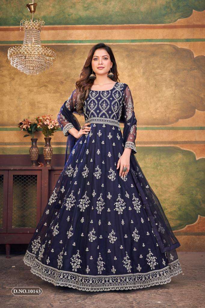 Gorgeous Parrot Color Embroidery Sequence Work Gown With - Etsy | Designer  anarkali suits, Gowns, Designer anarkali