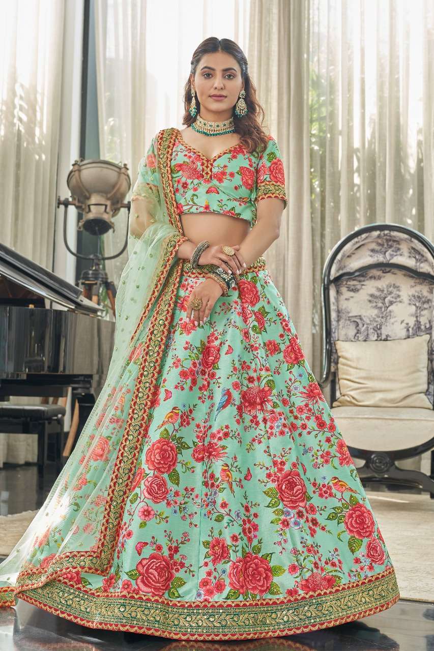 Shop Pearl Work Lehenga Choli - The REYNA Lehenga – shreedesignersaree