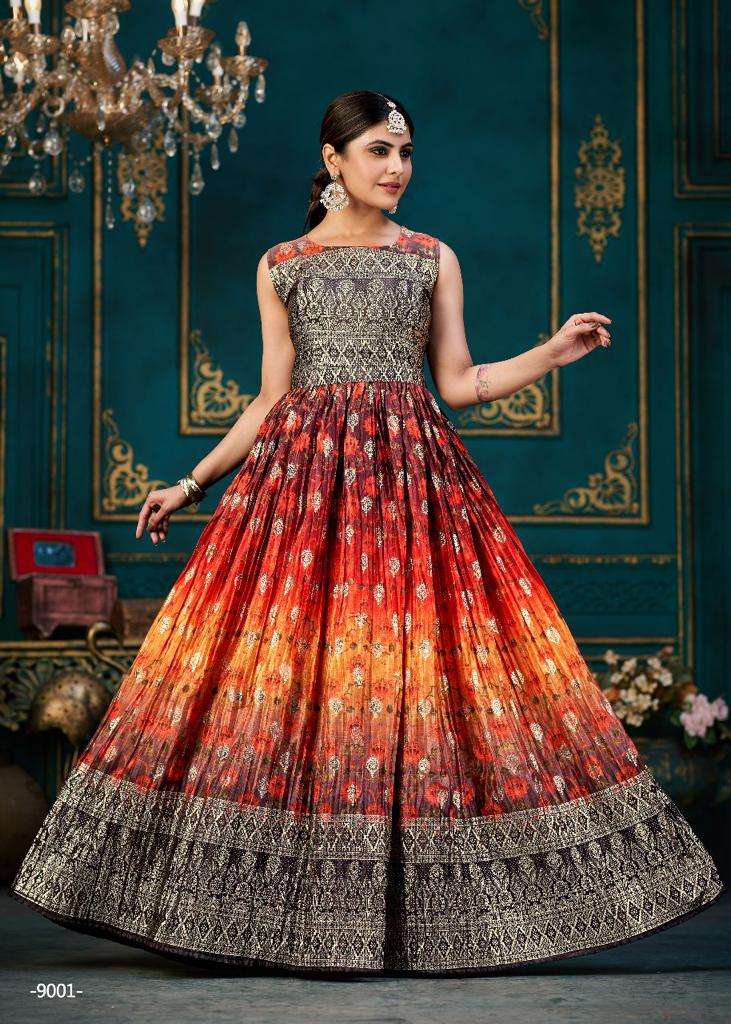 Silk Party Wear Ladies Designer Dresses at Rs 2100 in Delhi