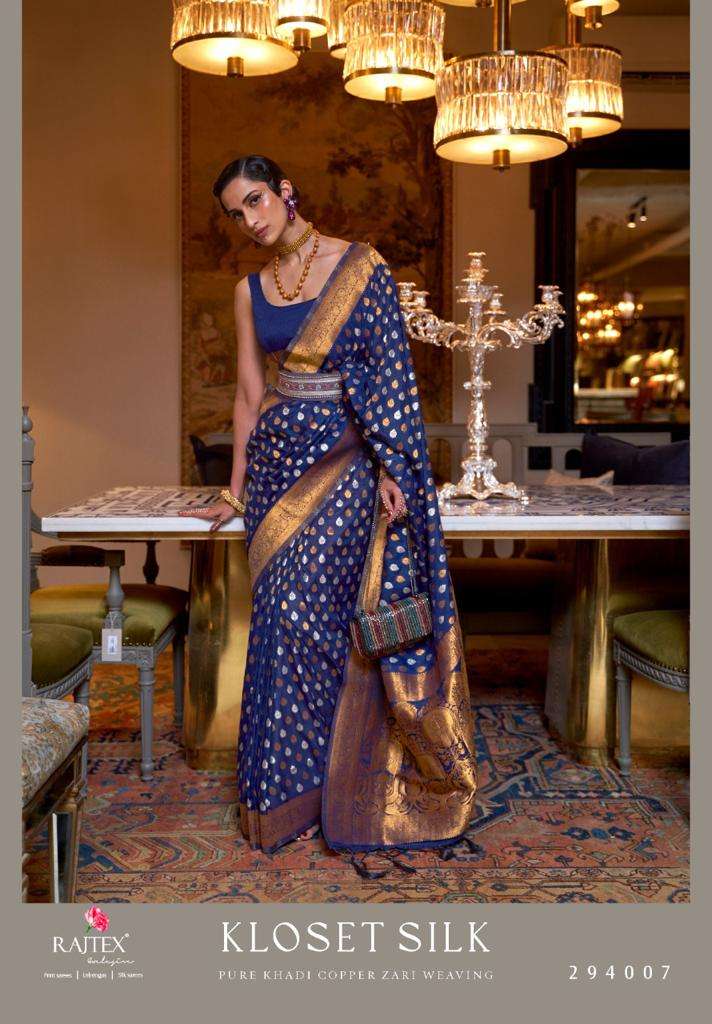 Rajtex Presents Kloset Silk Series Latest Designer Saree Collection At Best  Price