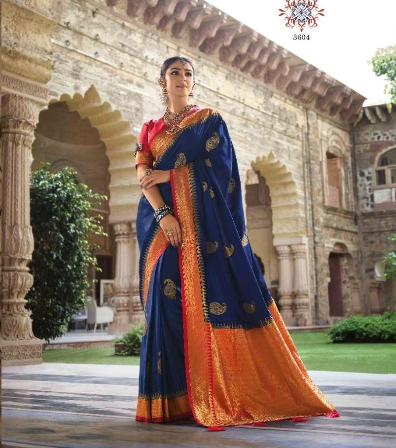 Shubh Shree Tarangam Festive Collection Traditional Silk Saree Catalog  Supplier