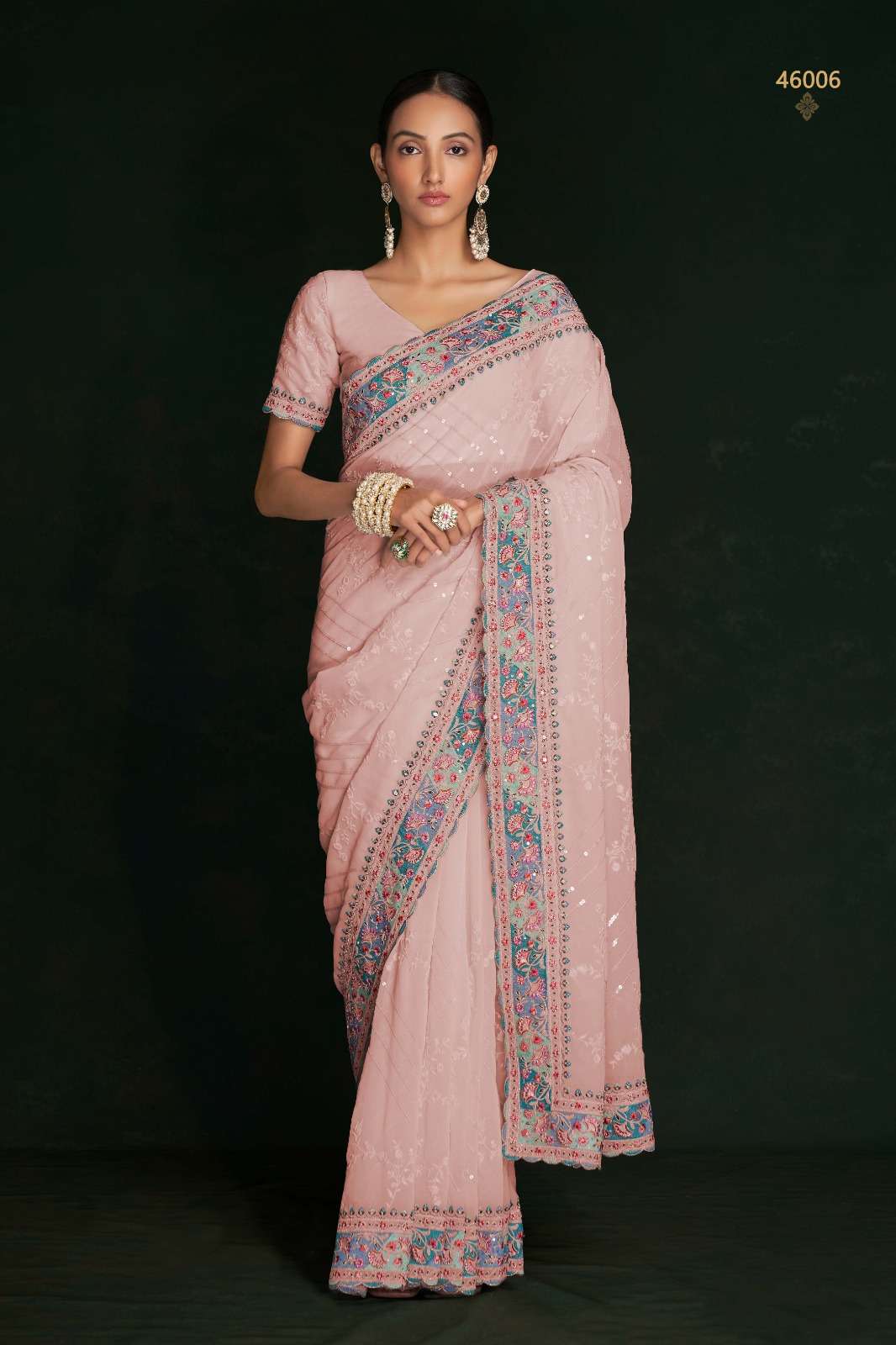 Swarna saree style top
