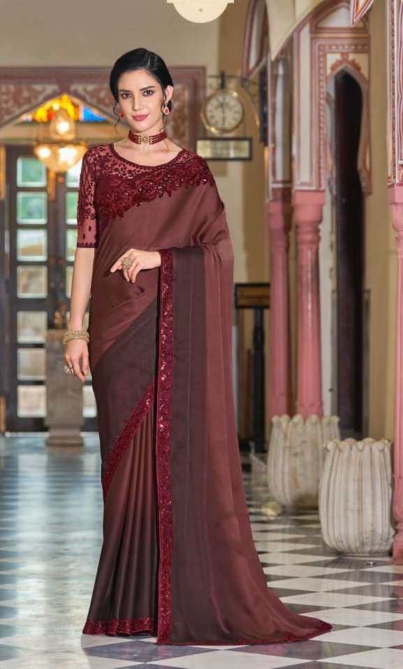 487 Colours Wholesale Designer Silk Saree Catalog - The Ethnic World