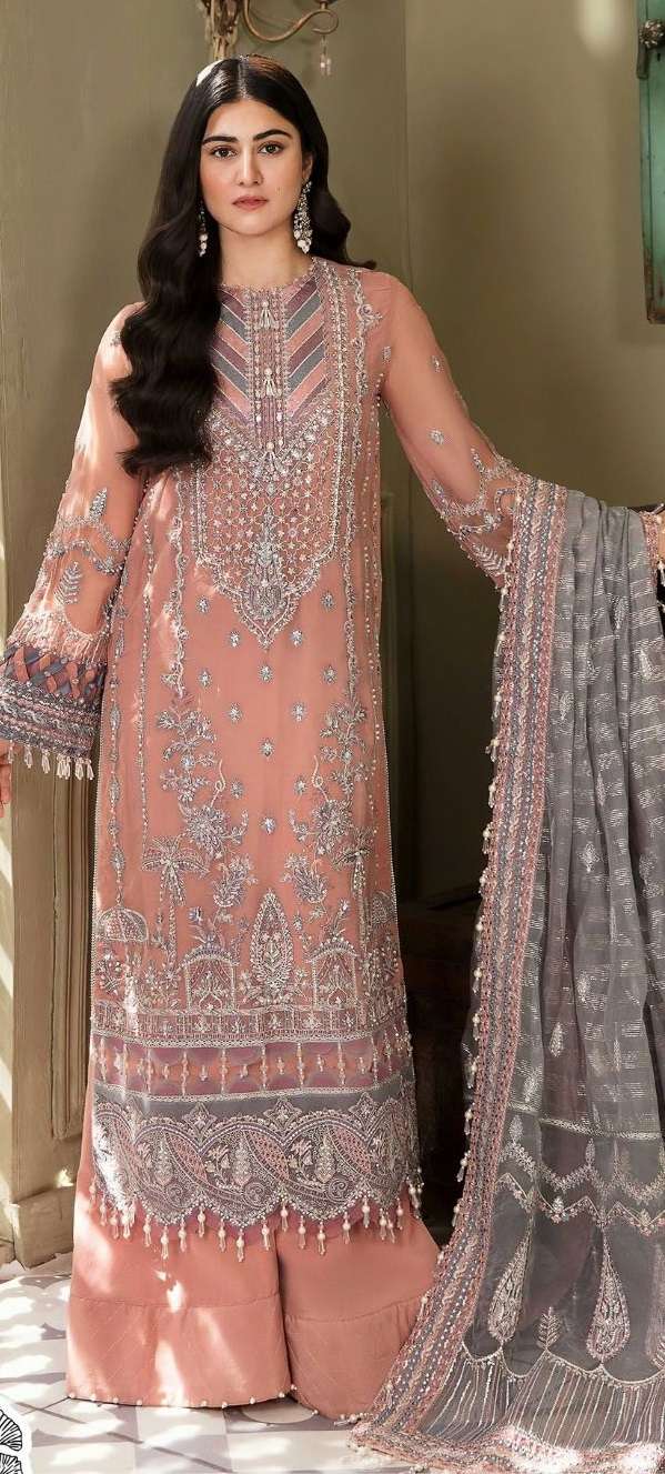 Zaha Aaeesha Vol 2 Dno 10119 Georgette Pakistani Designer Salwar