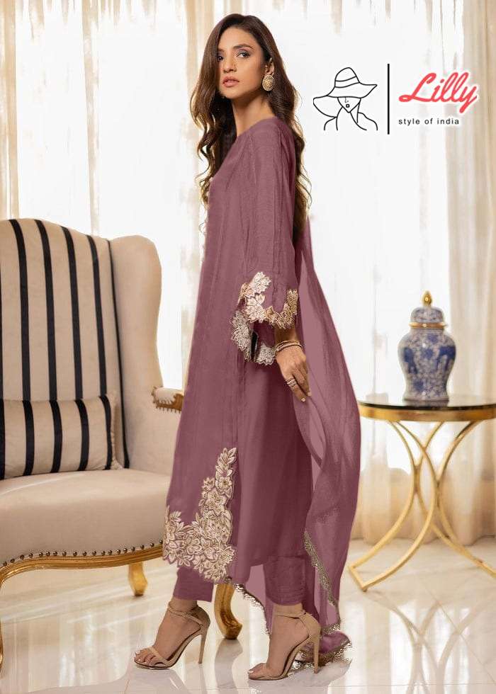 Lilly Style Presents Zs-1119 Series Designer Pakistani Suits At