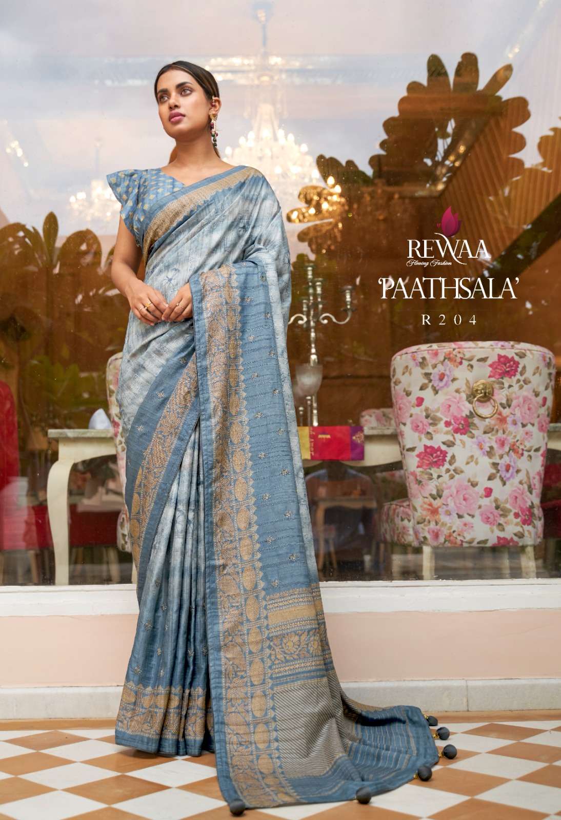 Manjula Presents Paathsala Series Latest Hit Designer Silk Saree