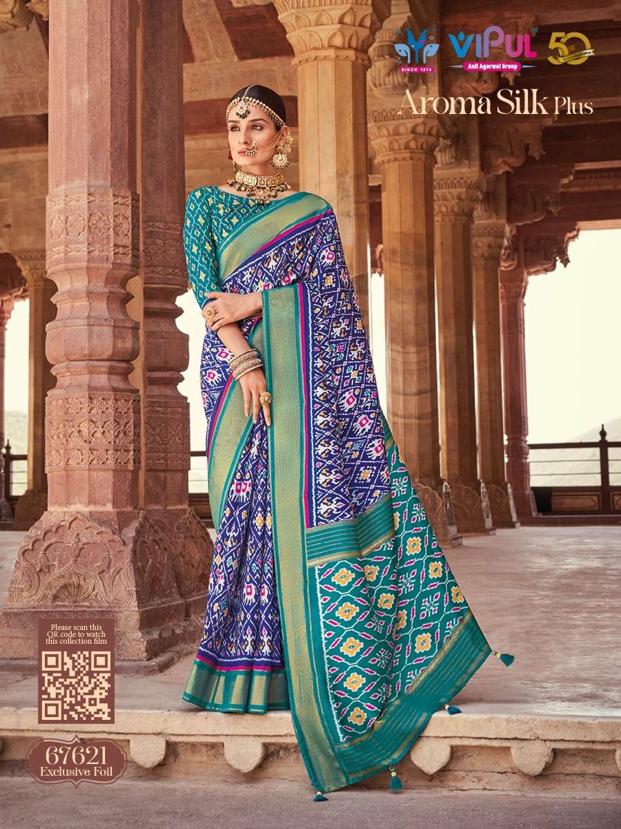 vipul ayaan presents aroma silk vol 2 series latest designer indian partywear saree collection at best wholesale price 7 2023 07 07 11 48 21