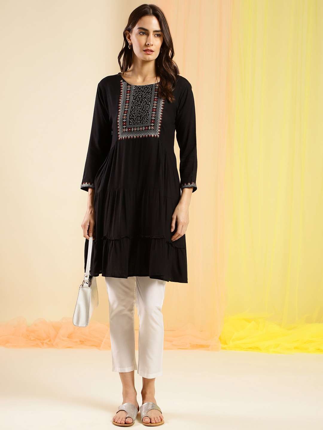 Latest indo western on sale kurti