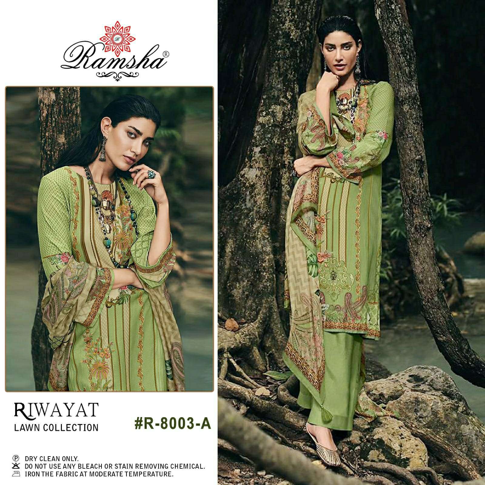 Ramsha | Riwayat Lawn Collection| Y-806
