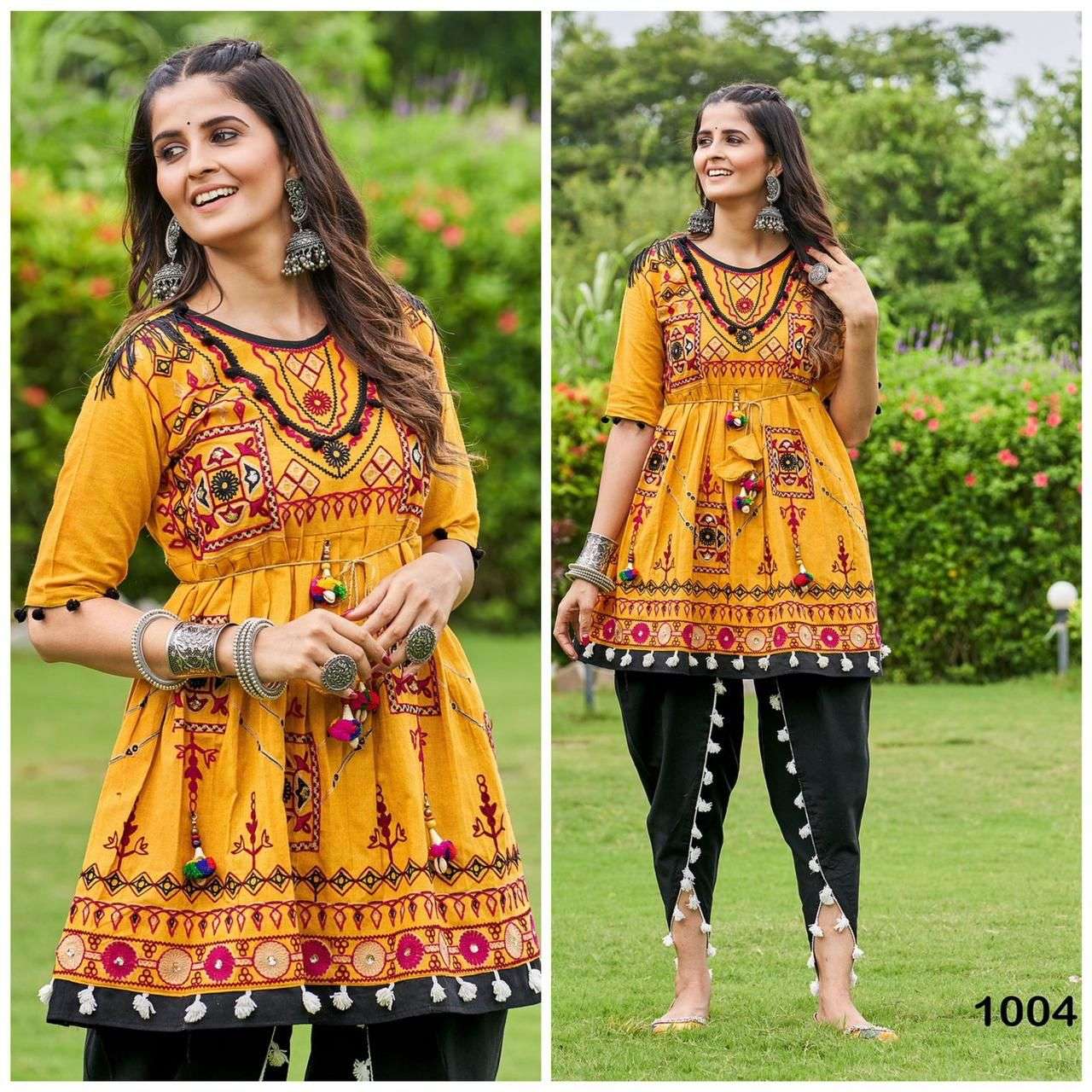 Gujrati stitch work sleevless kurti*(sleeves attached) Length '38-40' Size-  40,42,44,46,48 .price - 490+ship extra #gujratiwork… | Instagram