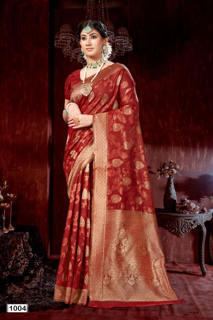 BUNAWAT VAIBHAVI SILK VOL-03 Heavy Woven Work on Full Body sarees