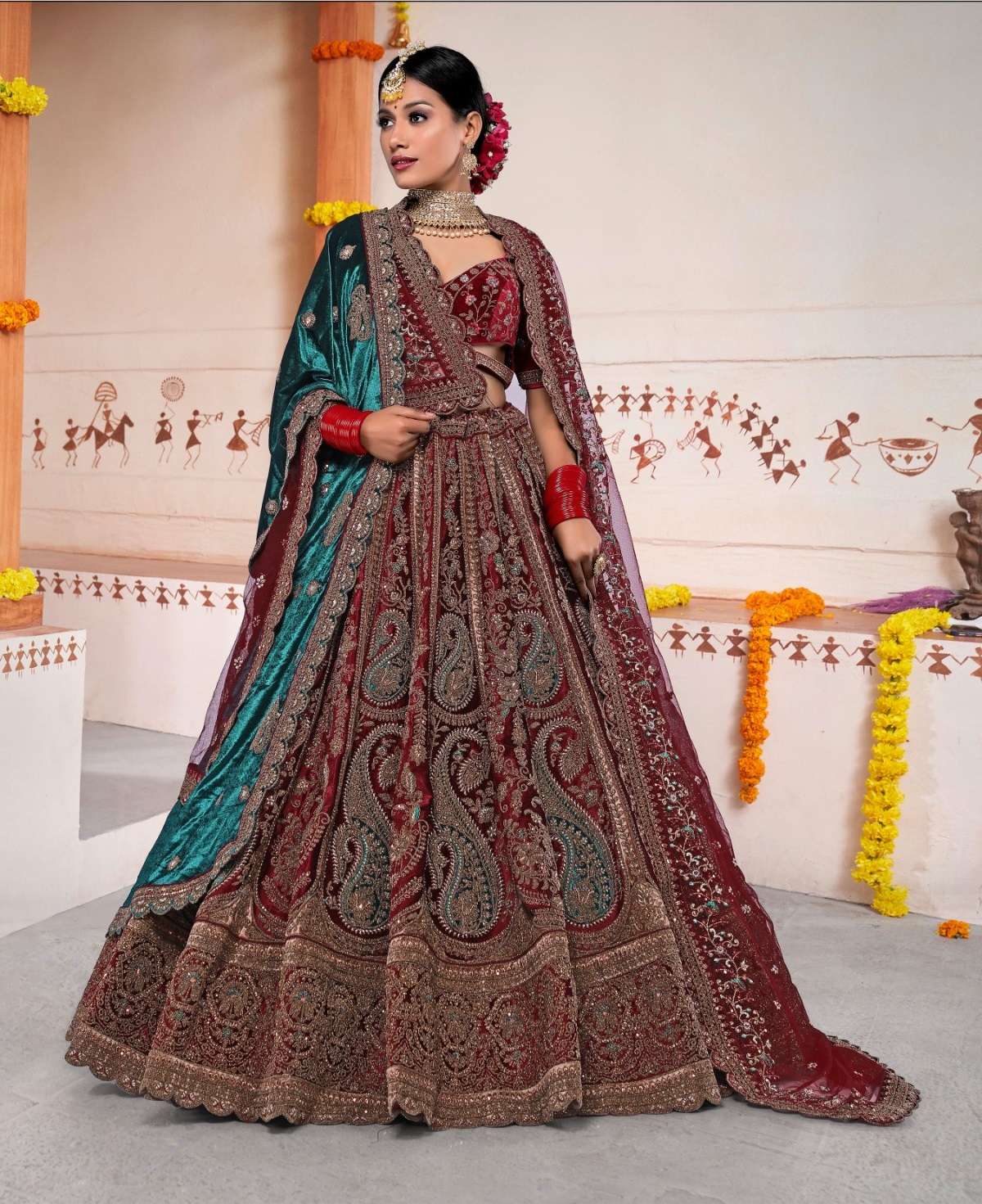 Gajiwala 2025 bridal lehenga