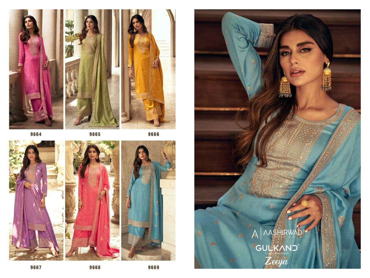 Indian Wedding Anarkali Suit Designer Work Gown Fancy Punjabi Suits Pa –  azrakhkurtis