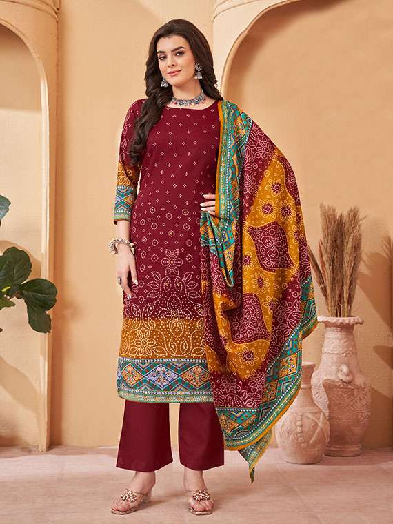 Alok on sale suits bandhej