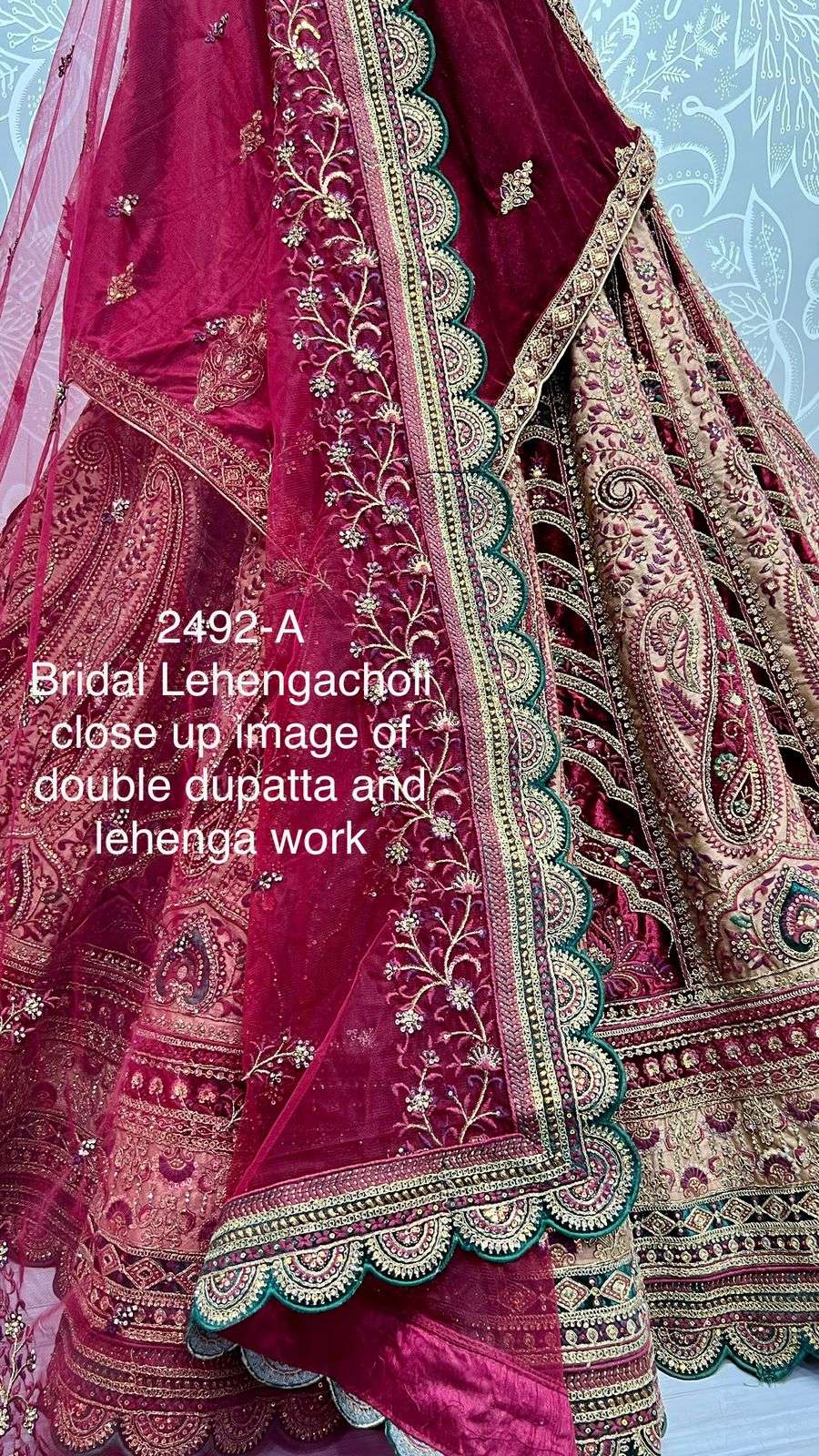 Pal Fashion 680 Velvet Wholesale Bridal Lehenga Choli Catalog
