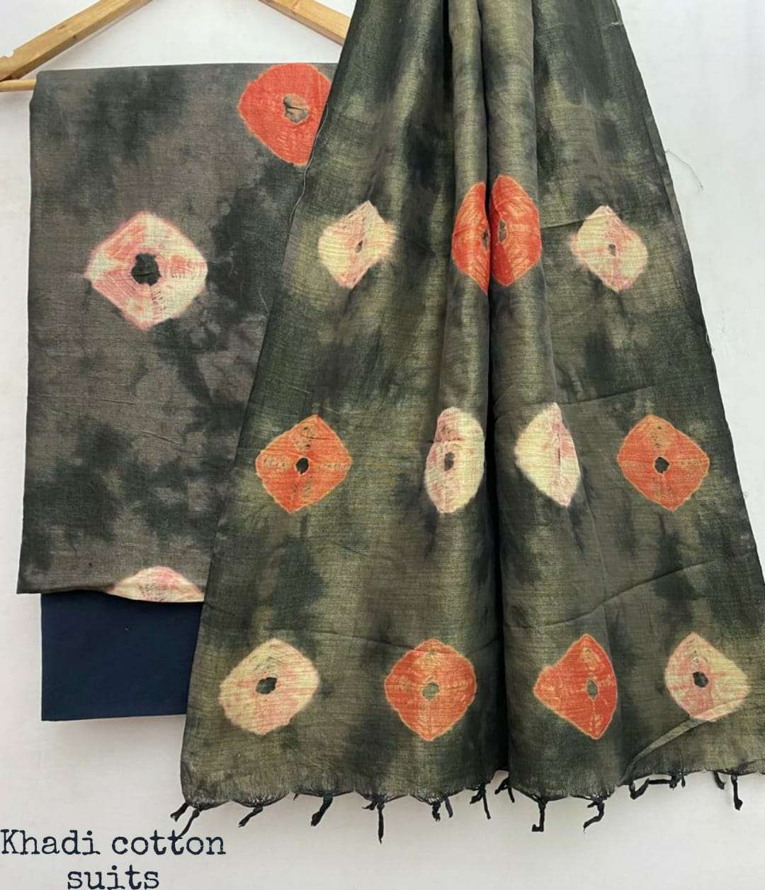 designer Khadi Cotton dress material