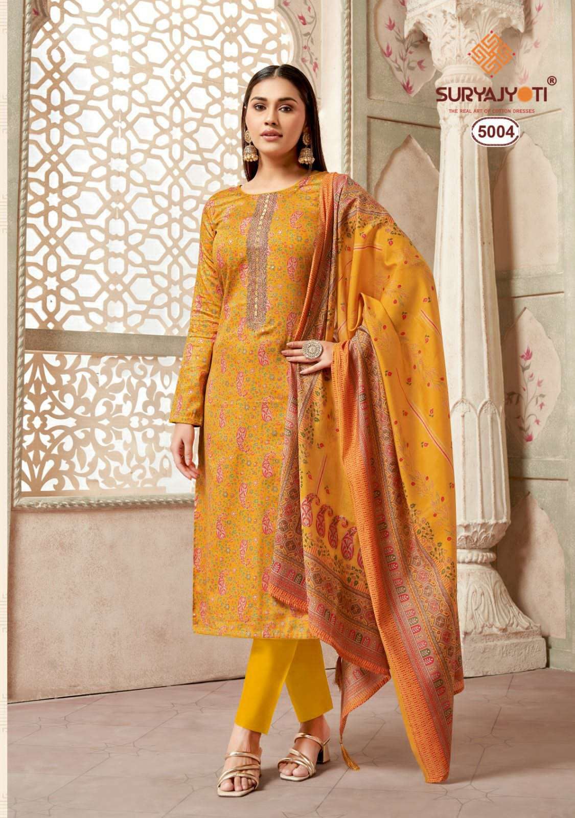 Suryajyoti designer cotton salwar suits top