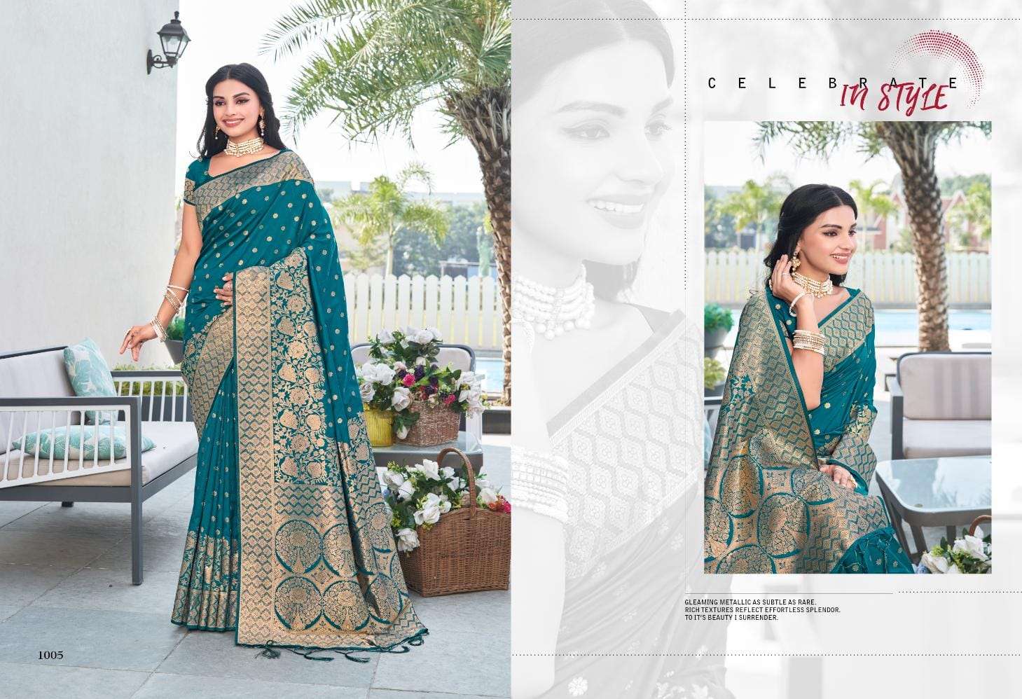 Pure Zari Golden Weaving Silk Saree – Orgenza Store