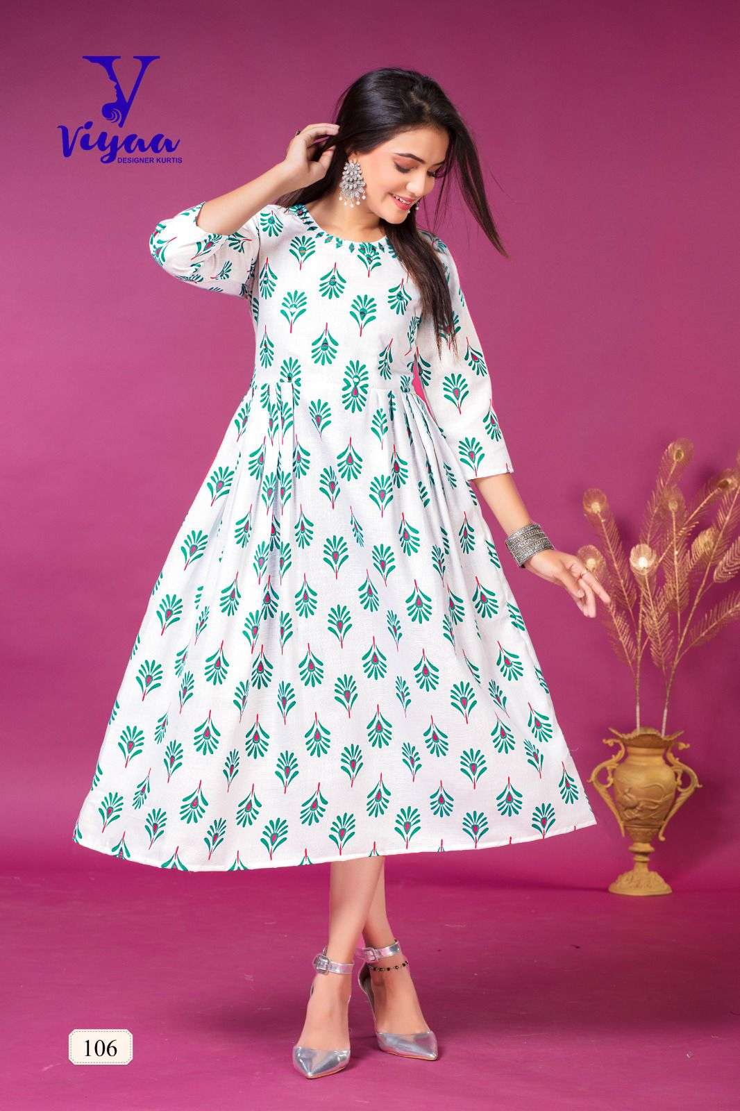 Long shop kat kurti