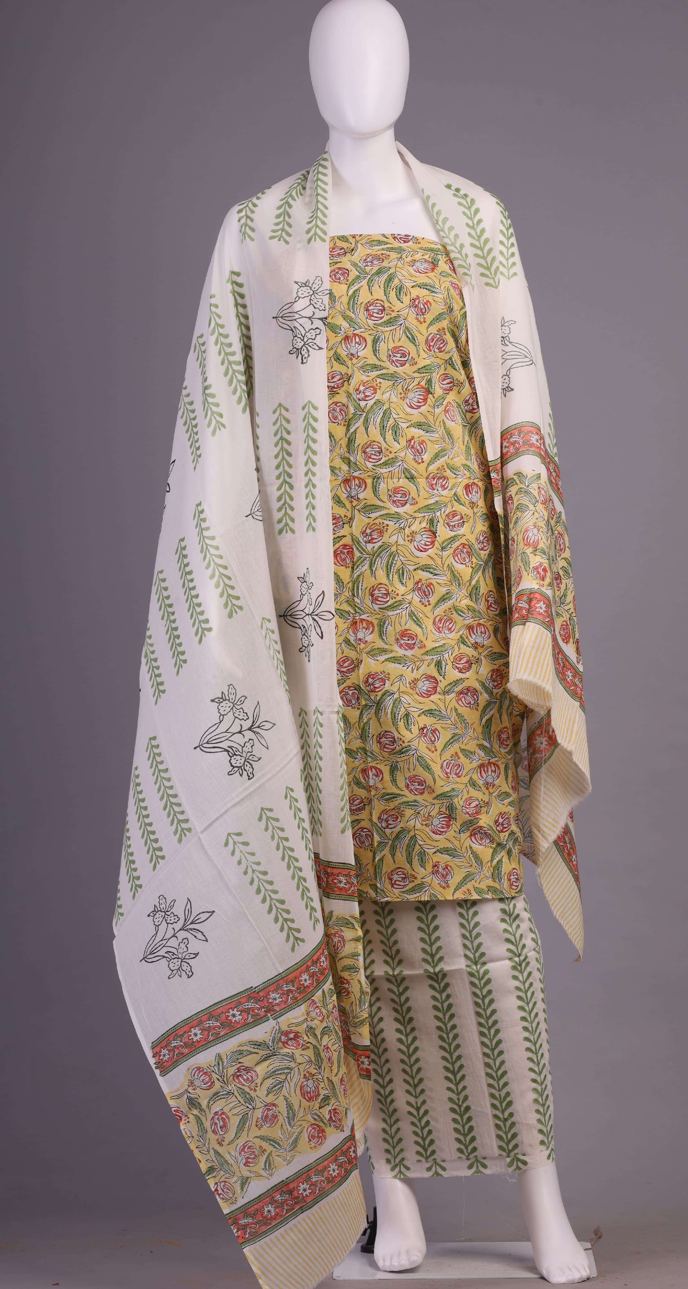 Malmal Shri Balaji Emporium 4702B2 Pure Cotton suits with malmal cotton Dupata