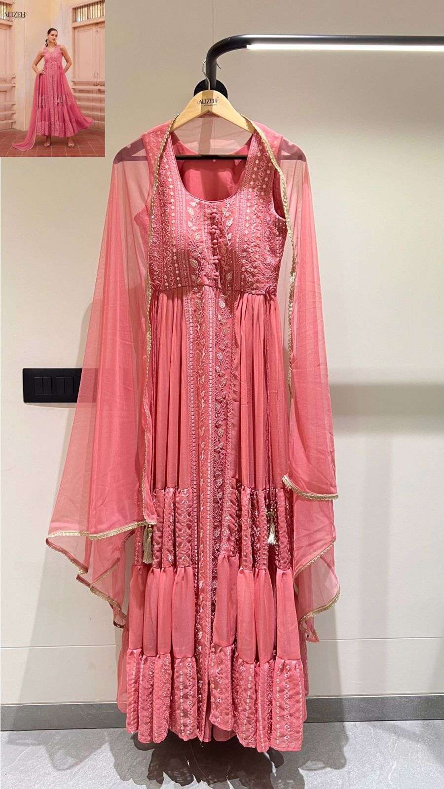 alizeh 6439 6001 to 6005 traditional Indian Western style anarkali suit