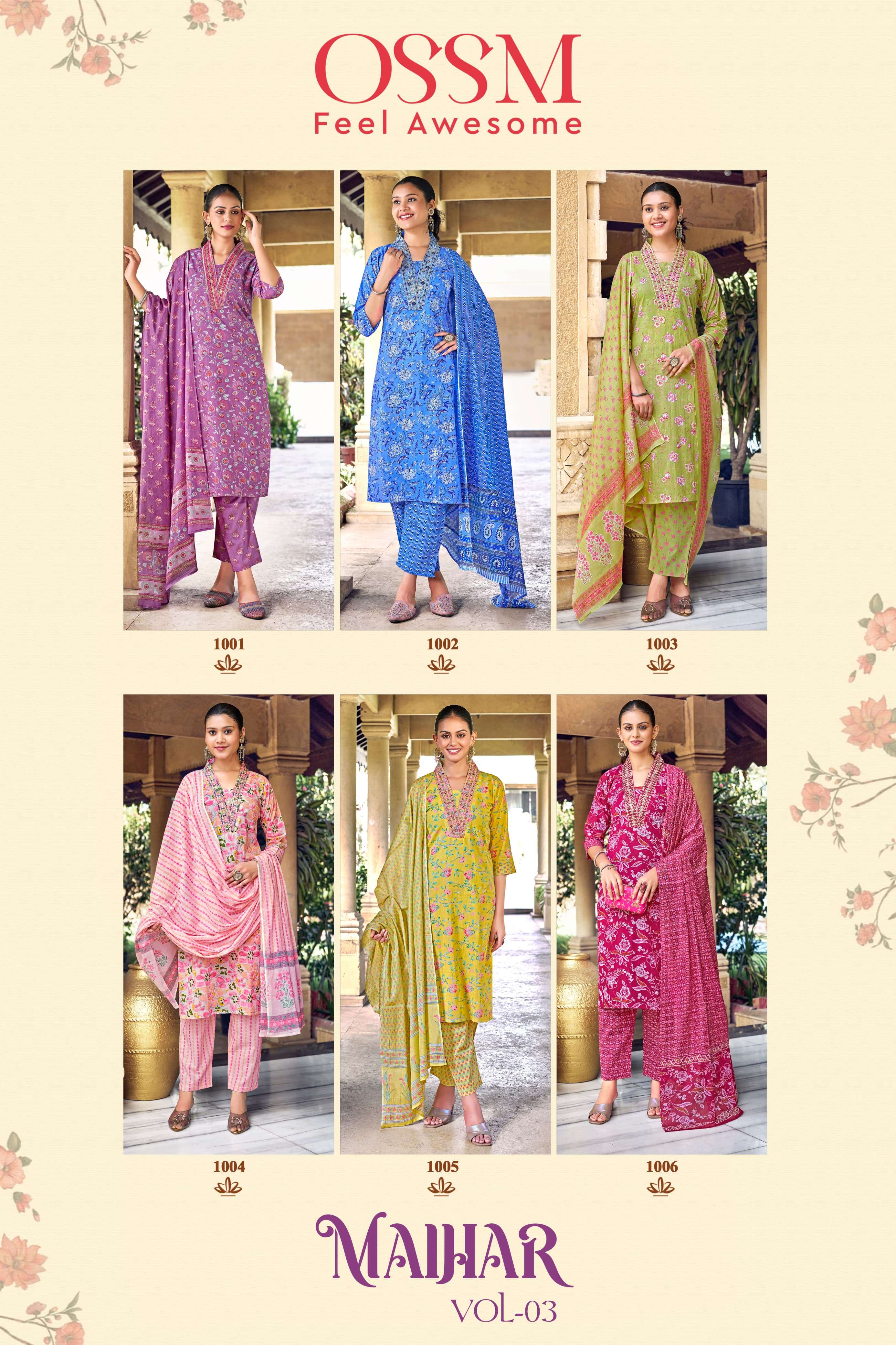 OSSM MALHAR VOL 3 DESGNER KURTIES COLLECTION