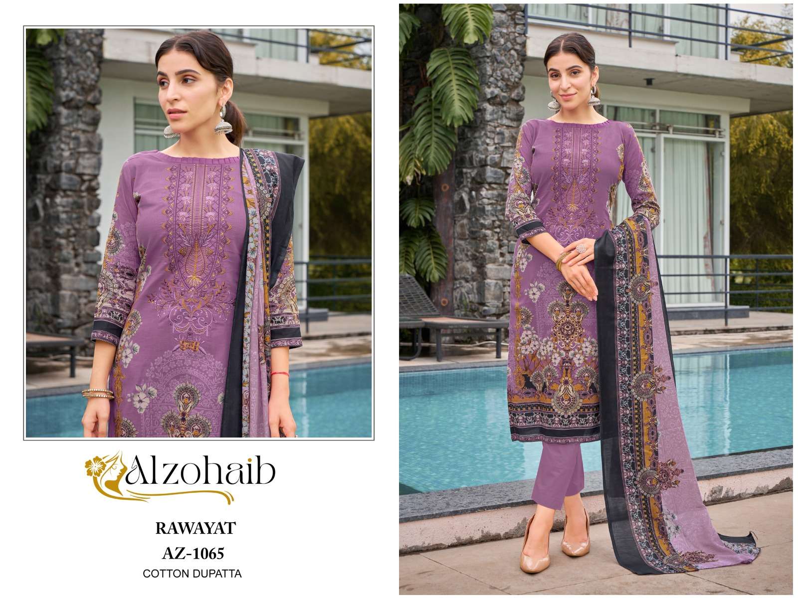 Zohaib Rind AL ZOHAIB RIWAYAT 1062 TO 1065 PAKISTANI SUITS