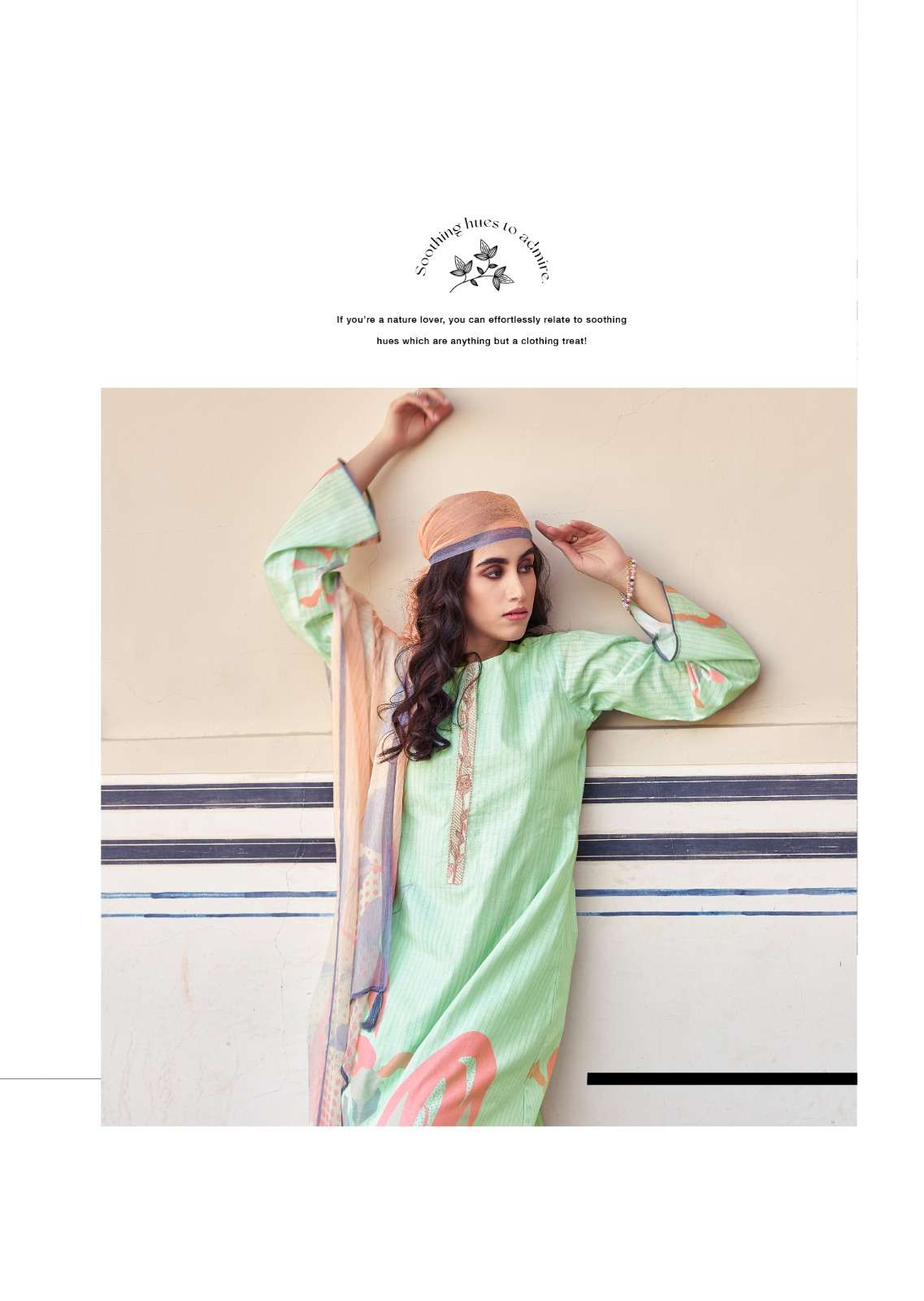 SADHANA THE ZEN COLLECTION 6362 PURE LILEN DESIGNER SUIT