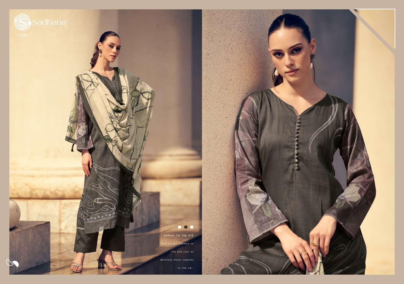 SADHANA ZAYAN JAM COTTON FENCY WORKED SUITS
